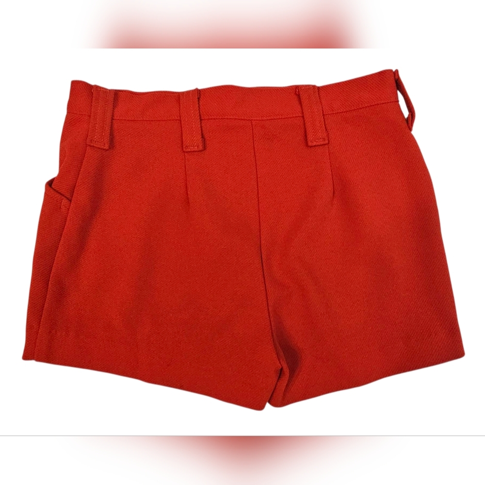 Vintage 70s Sears Women's High Waist Red Shorts Size 7 - Picture 3 of 10